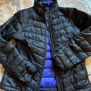 Women's Marmot Black and Purple Insulated Jacket